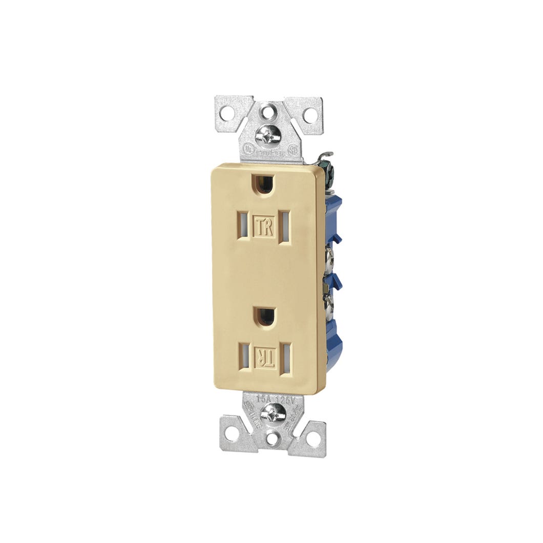 Receptacle decorative duplex - tamper resistant