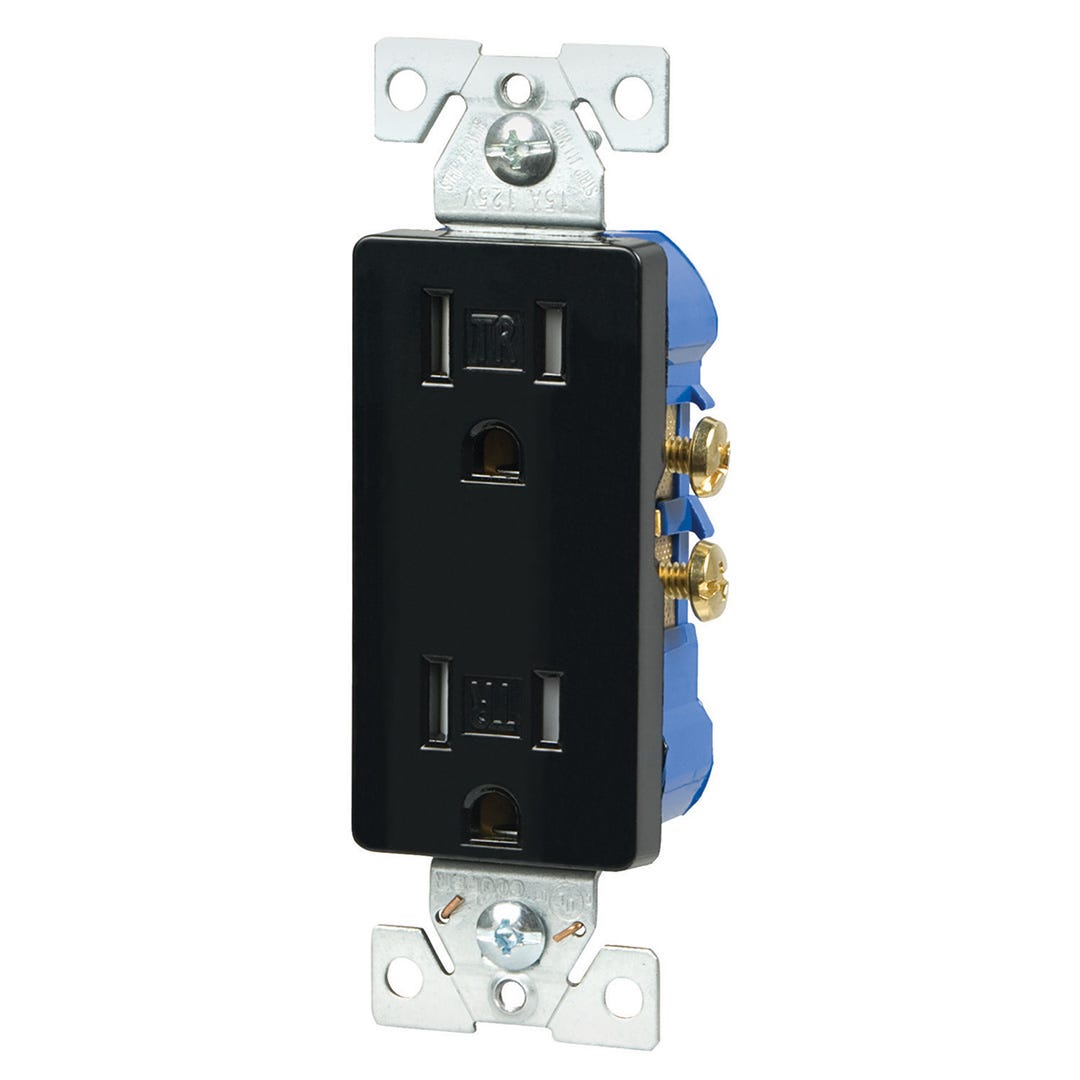 Receptacle decorative tamper ressistant