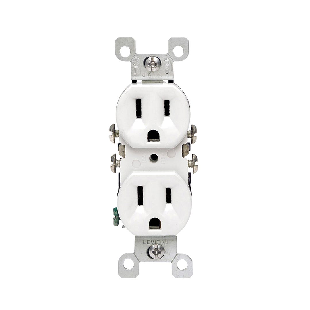 Receptacle duplex - wire co/alr - standard