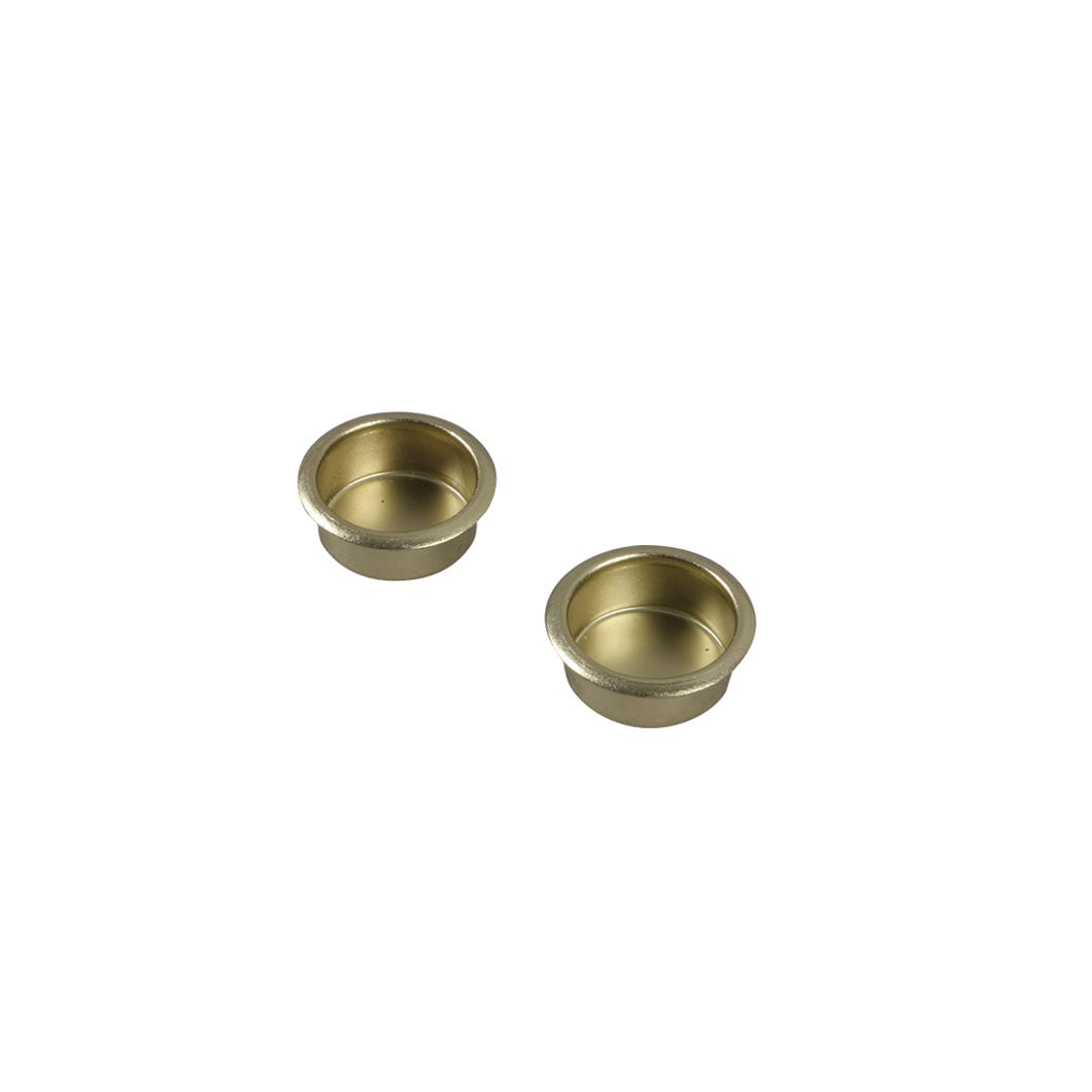 Recessed Handle Round for Pocket Door, 3/4-in.