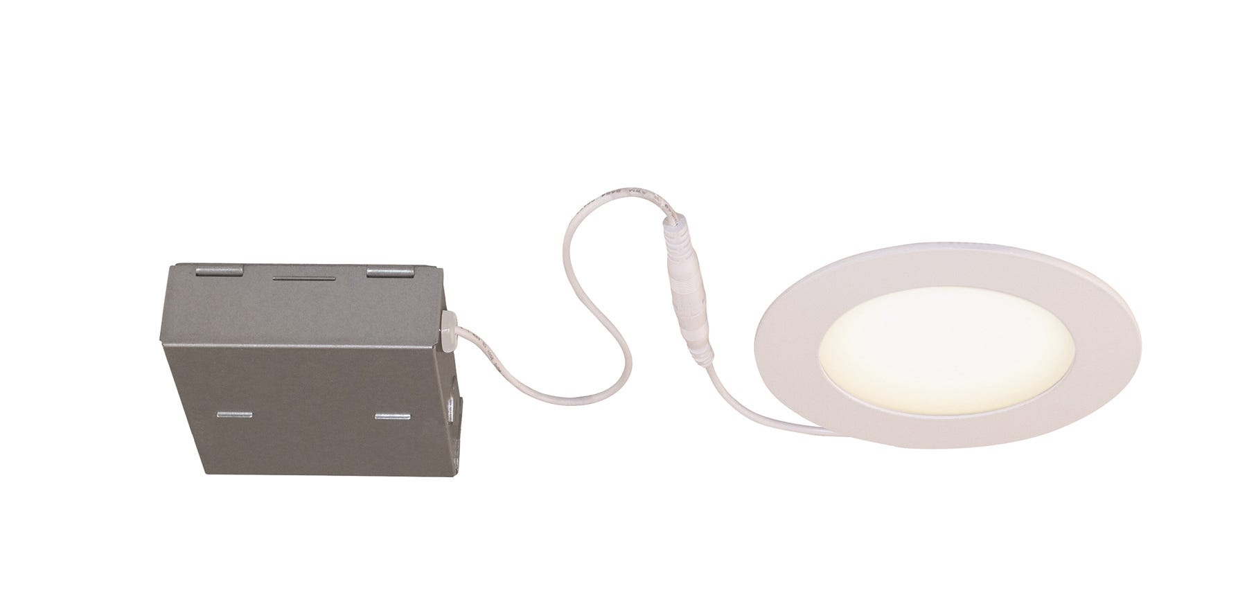 Recessed Light Fixture 32.13-in. X 0.5-in. X 4.75-in., Matte White