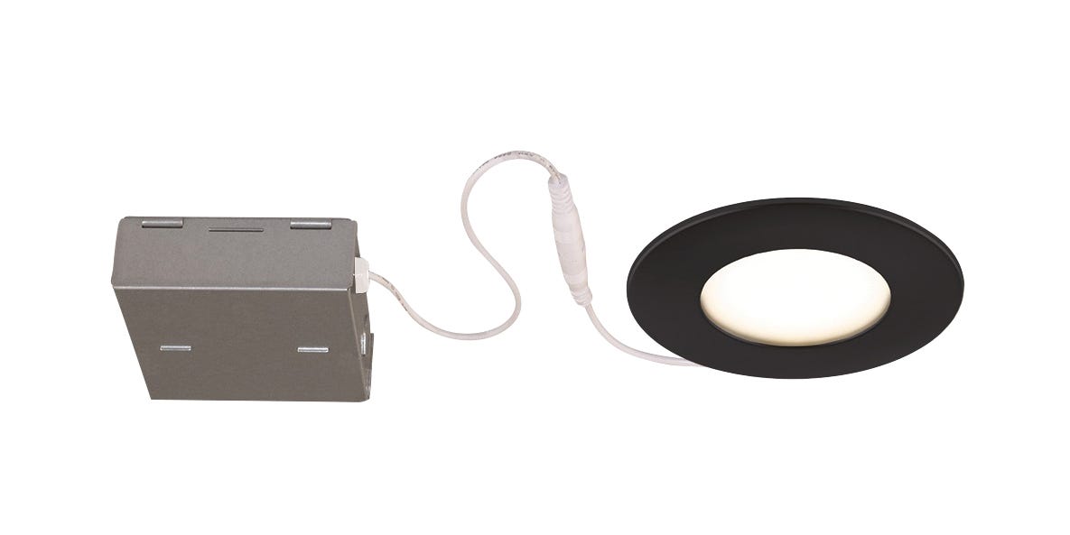 Recessed Light Fixture 32.13-in. X 0.50-in. X 4.75-in., Matte Black