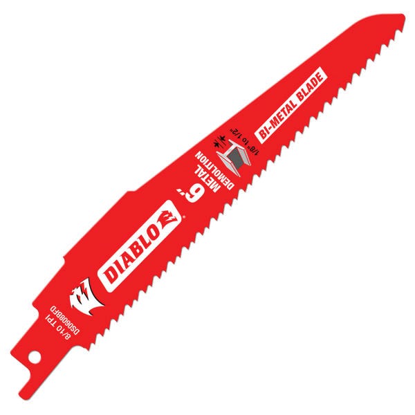 Reciprocating Saw Blade for Demolition, 8/10 TPI
