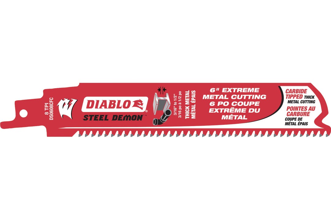 Reciprocating Saw Blade for Metal