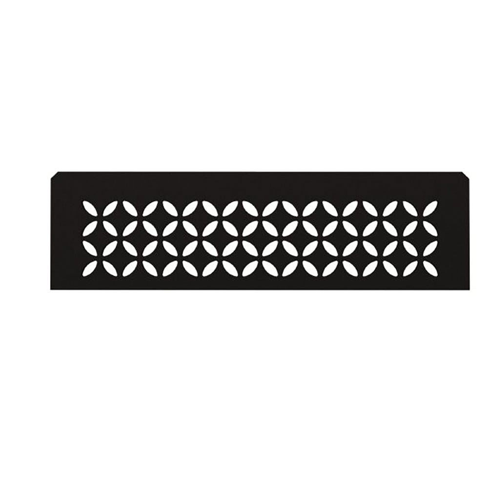 SHELF-N Rectangular Shelf for Prefabricated,  Curve, Matte Black Mgs