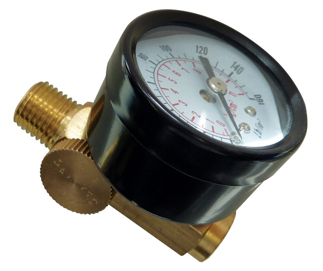 Regulator Air Flow with Gauge