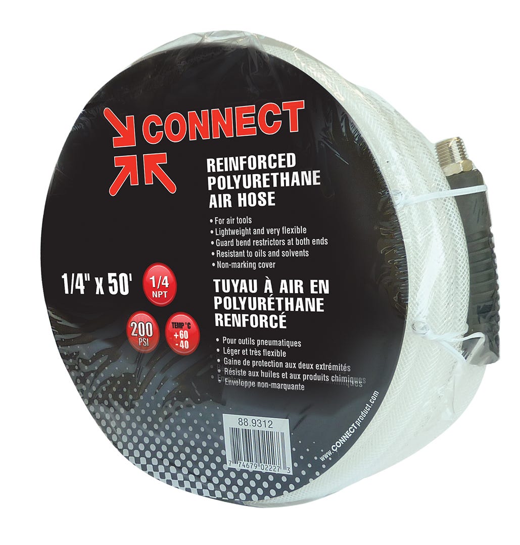 Reinforced polyurethane air hose