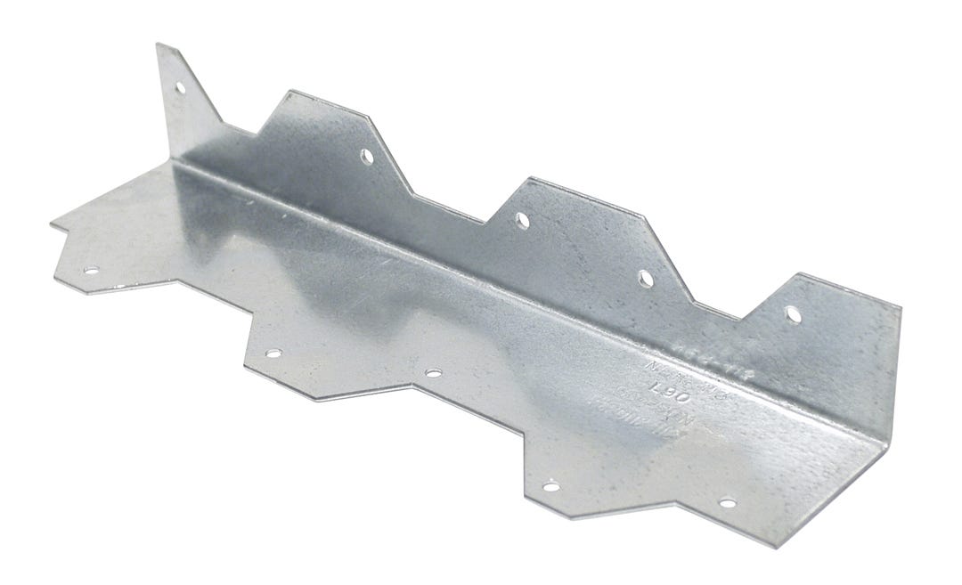 Reinforcing angle 2 3/8 in x 1 3/8 in x 7 in 16 ga