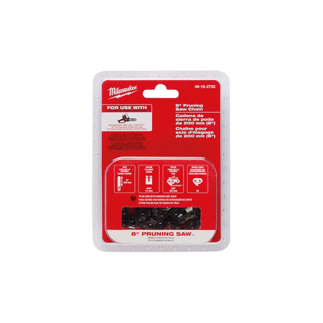 Saw Replacement Chain, 33 Drive Lengyh, 8 in.