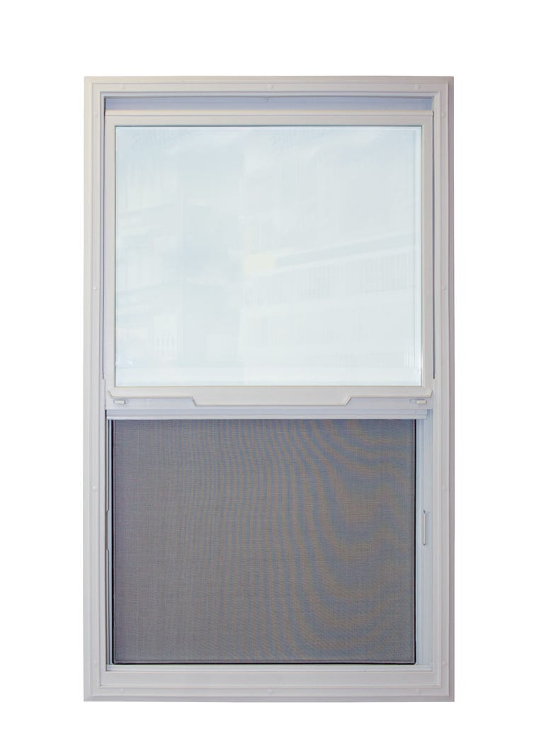 Replacement hung window for door