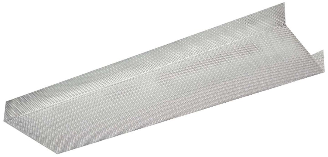 Acrylic Wrap-Around Lens for Fluorescent Light
