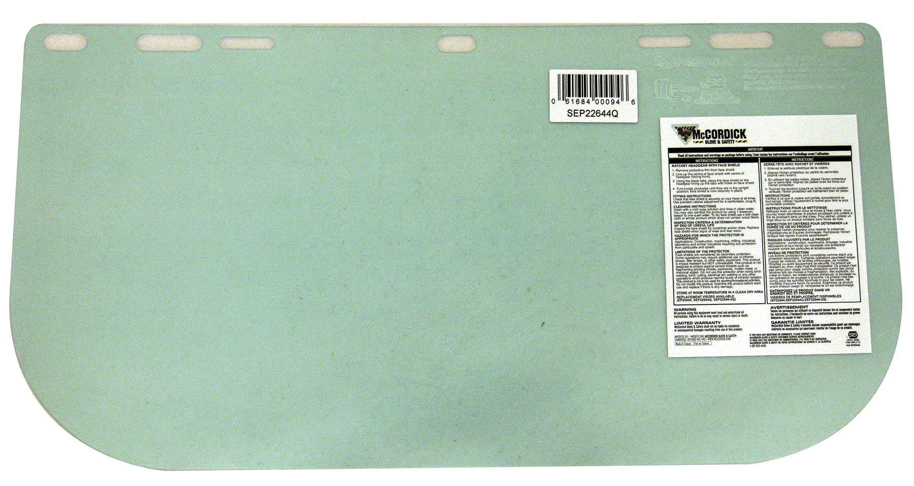 Replacement visor polycarbonate