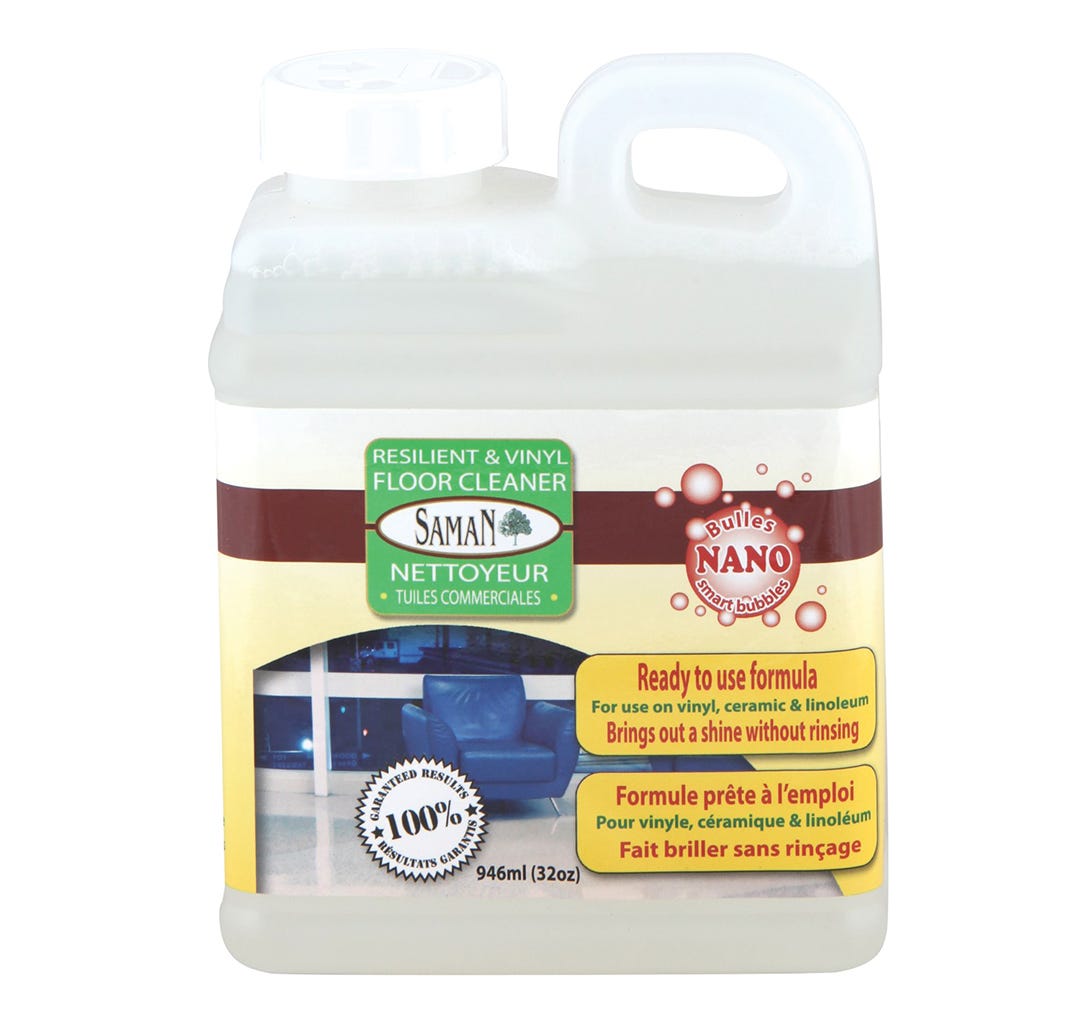 Resilient, vinyl and tile floor cleaner