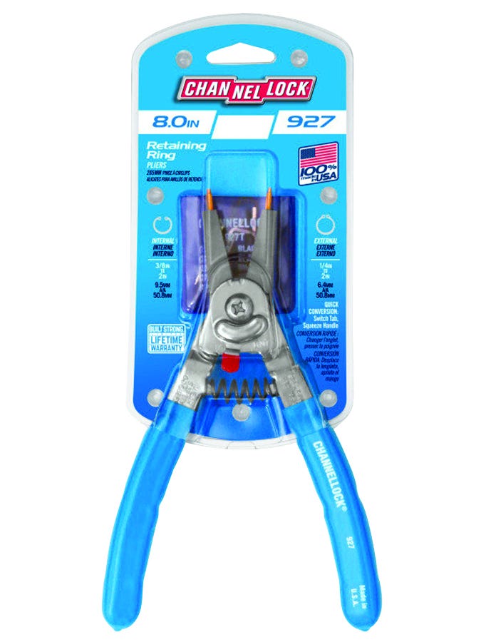 Retaining Ring Pliers, 8-in.