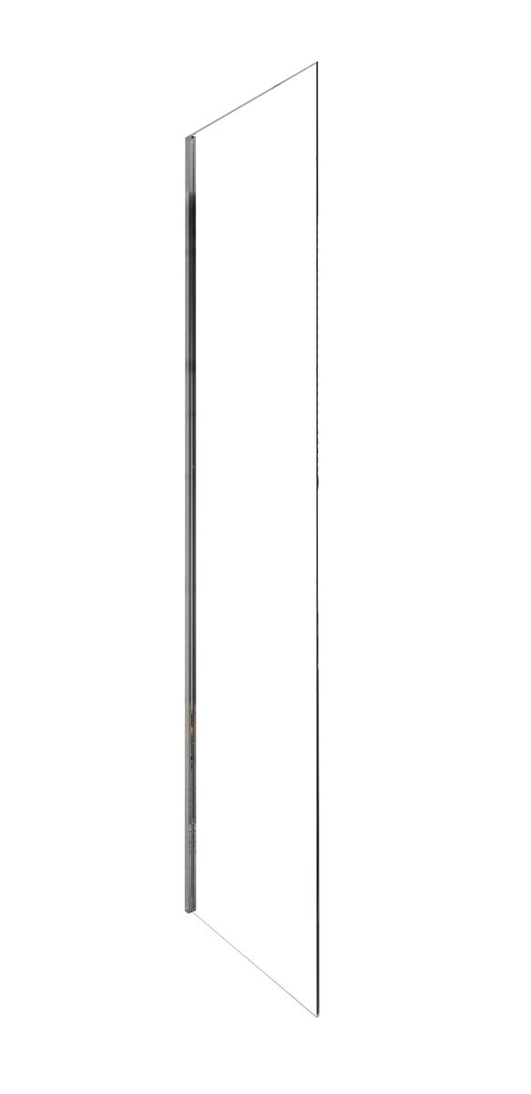 Sliding Shower Door Return Panel, chrome, 32 in. x 76 in.