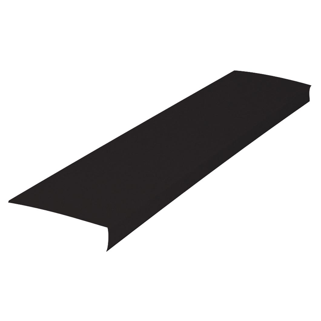 Ribbed fascia in aluminum