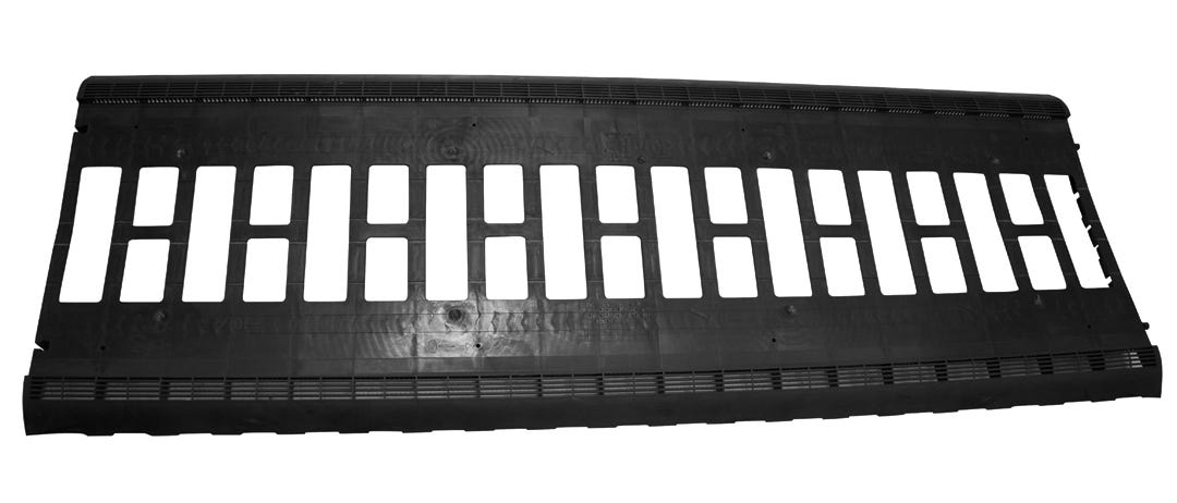 Ridge Vent, Black, 4-Ft.