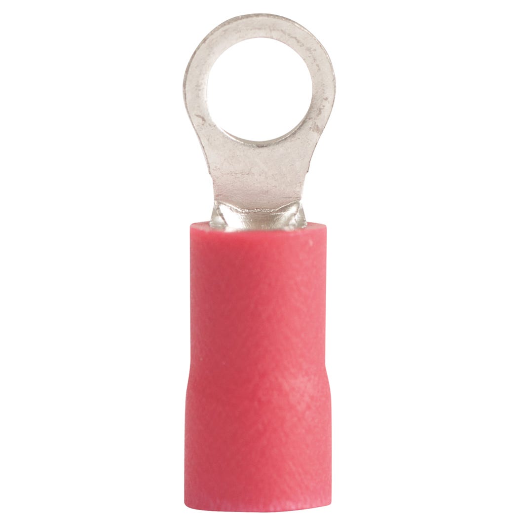 Ring Terminal-in.sulated, #4, #6 Stud