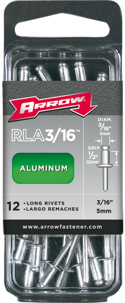 Aluminum Long Rivet, 3/16-in.