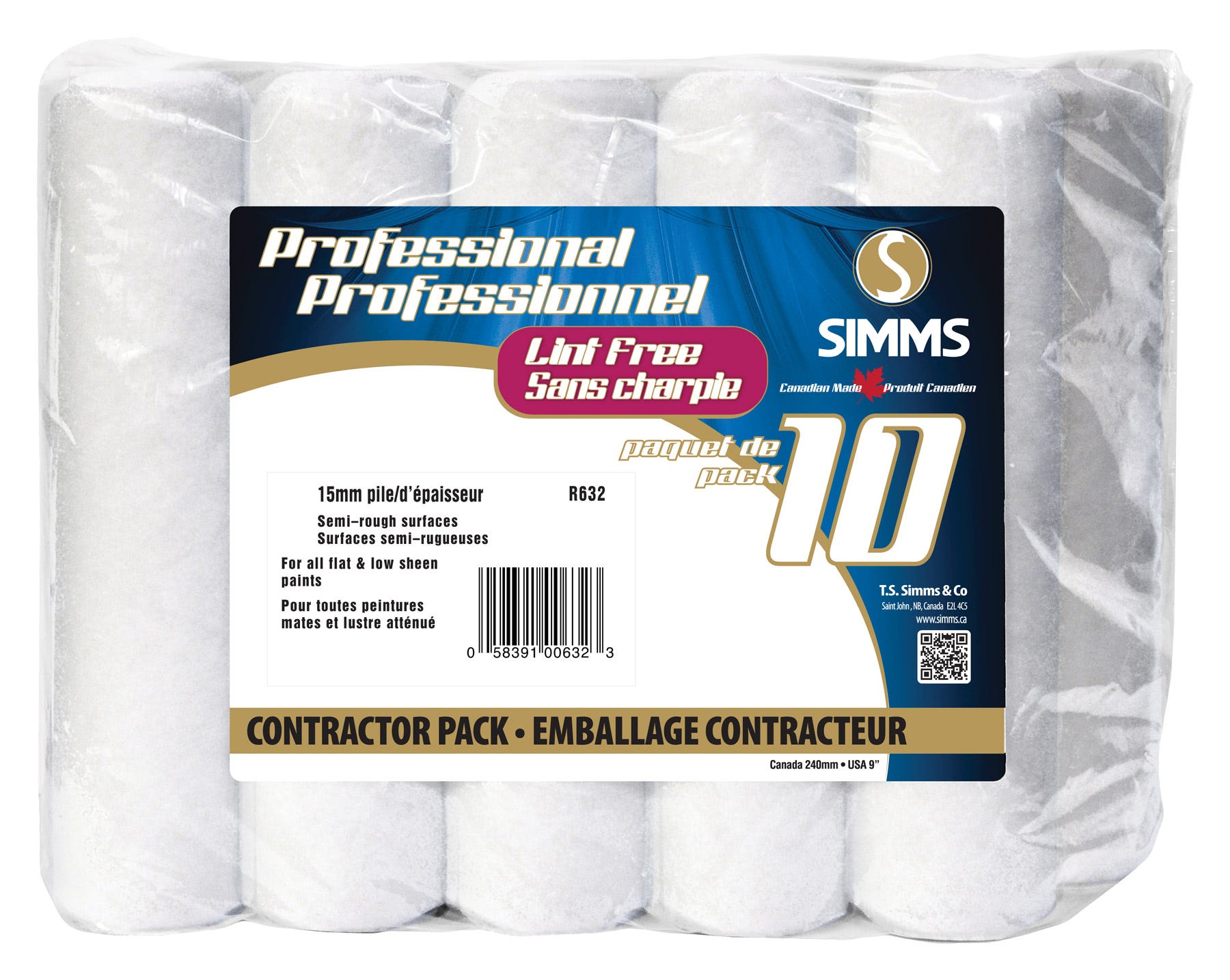 Roller Lint Free, Semi-Rough Surfaces