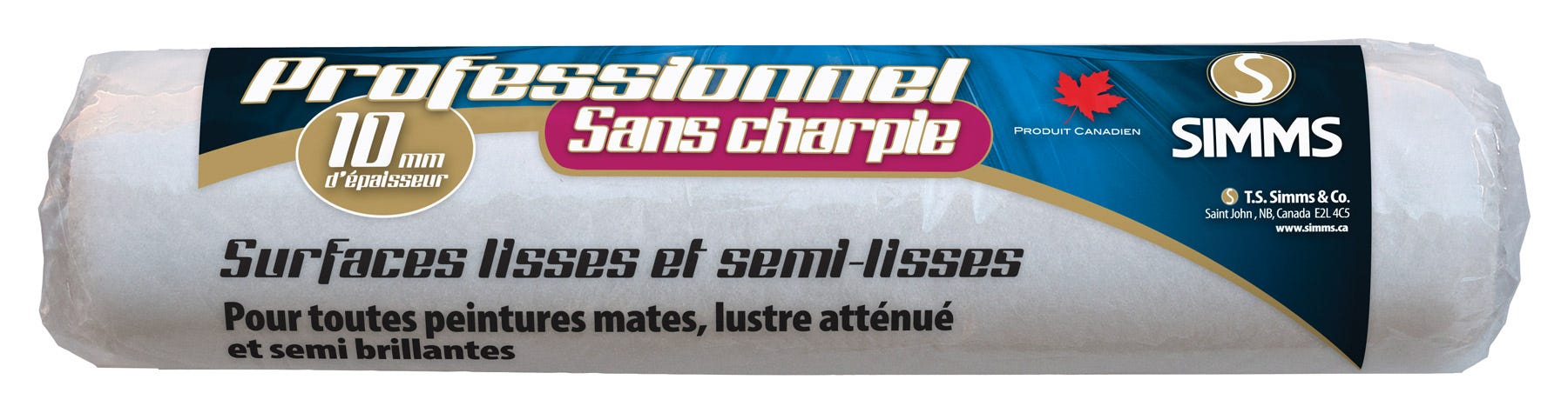Roller Lint free, semi-smooth