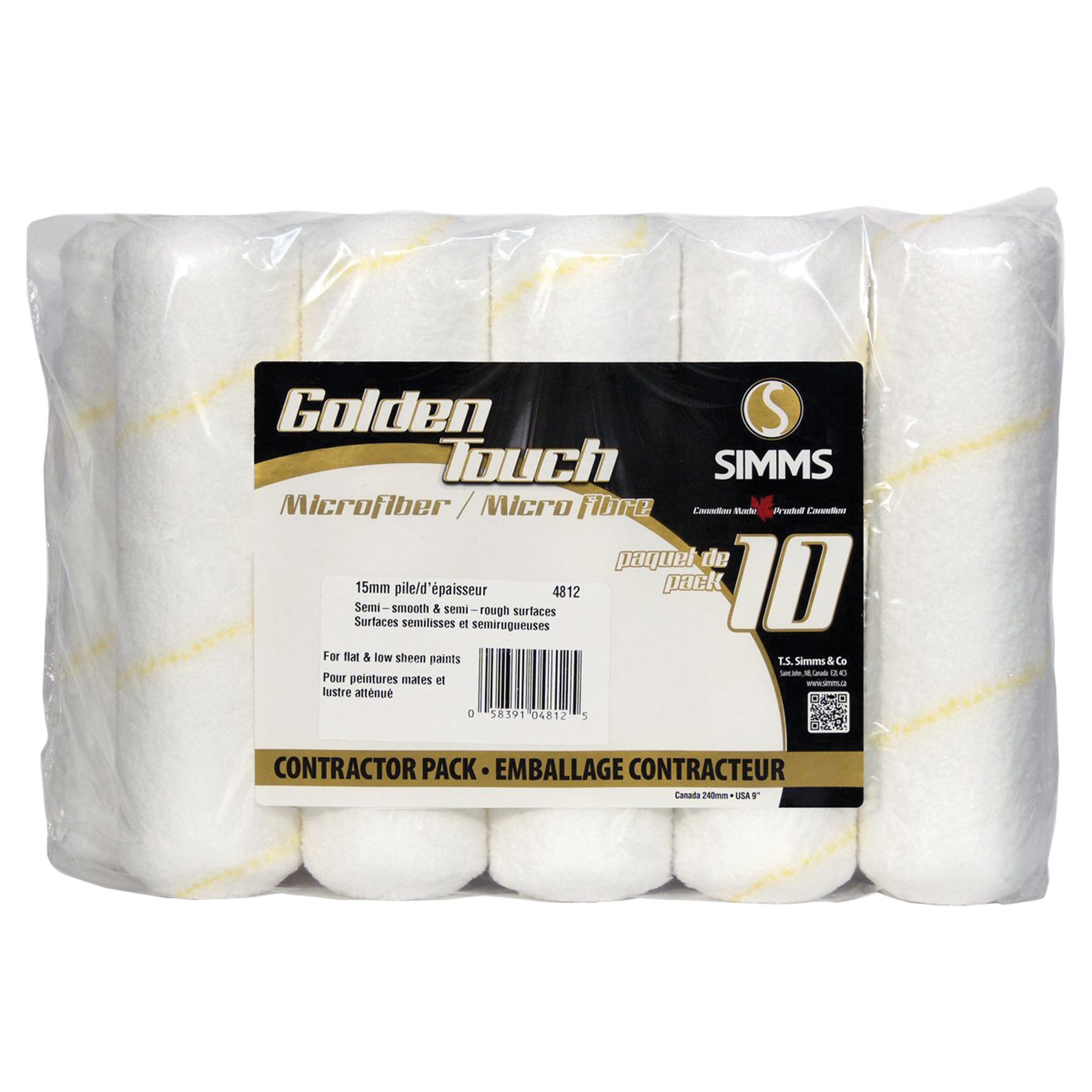 Roller refill microfiber