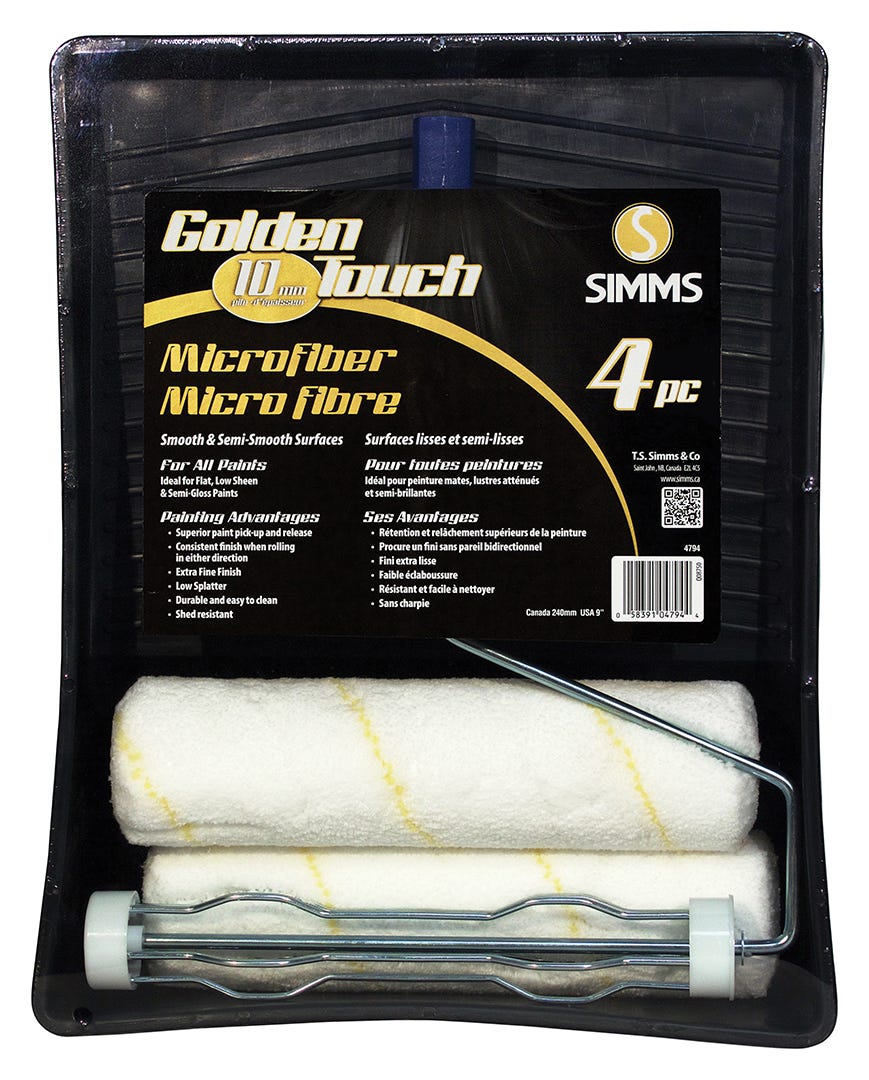 Roller set microfiber