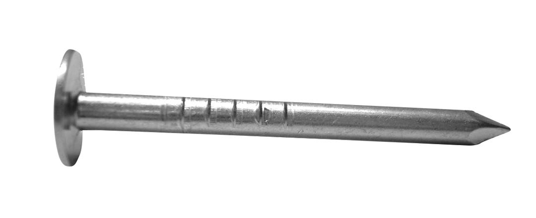Roofing Nails, 7/16 in. Head Nails, 1-1/4 in., 50 Lbs/Box
