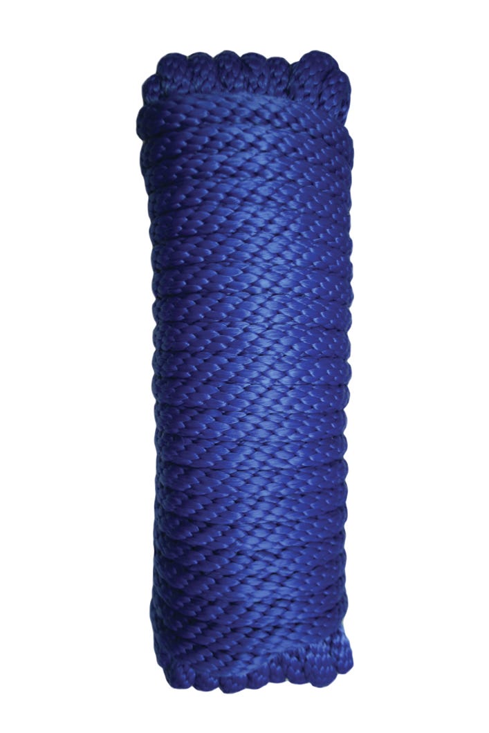 Rope Polypropylene Braided Derby, Blue, 1/2 in. X 50 ft.