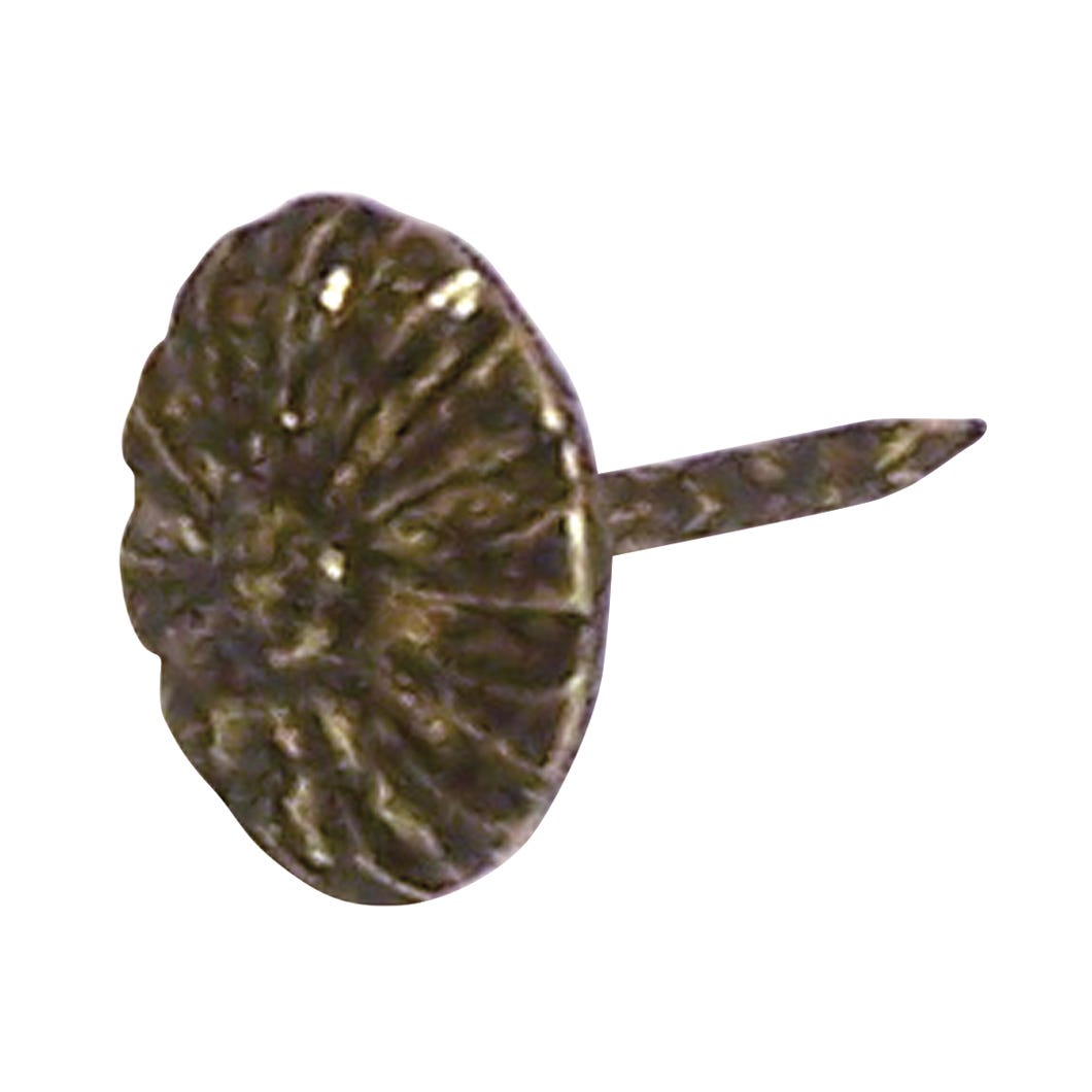 Rosette furniture nail 1/2 in 30/Pack