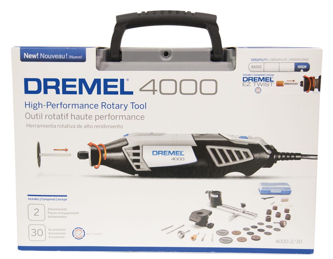 Dremel High Performance Rotary Tool Kit, 30 Accessories