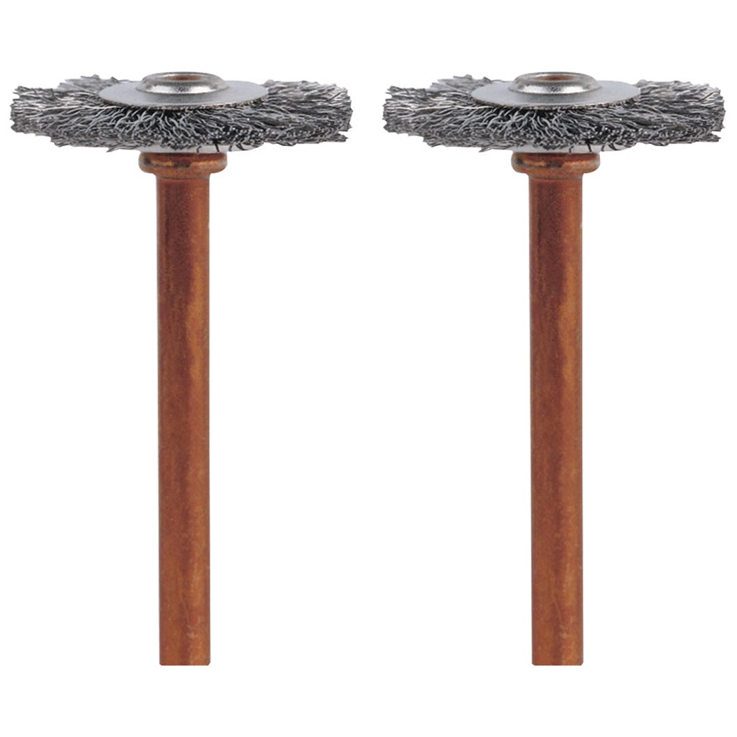 Dremel 530-02 3/4-in. Stainless Steel Brushes, 2/Pk