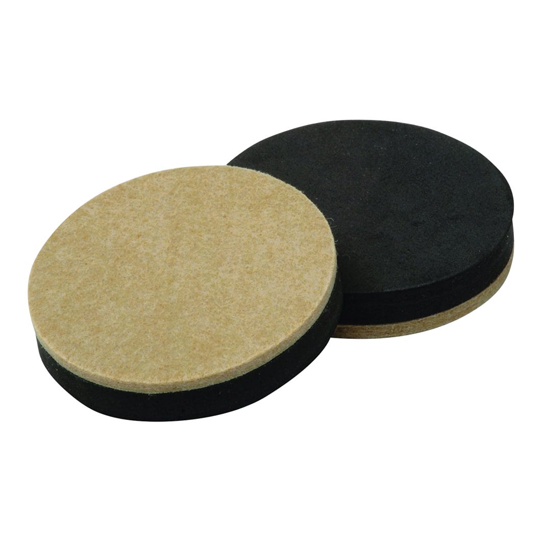 Round felt furniture swivel glide