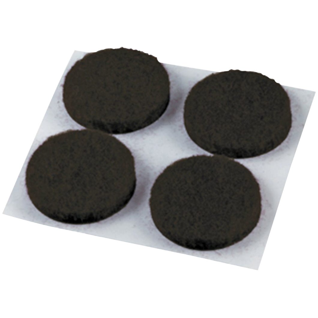 Round felt furniture swivel glide