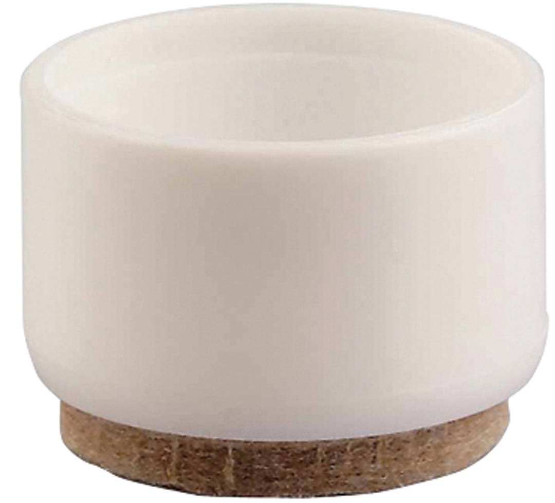 Round leg tip plastic/felt