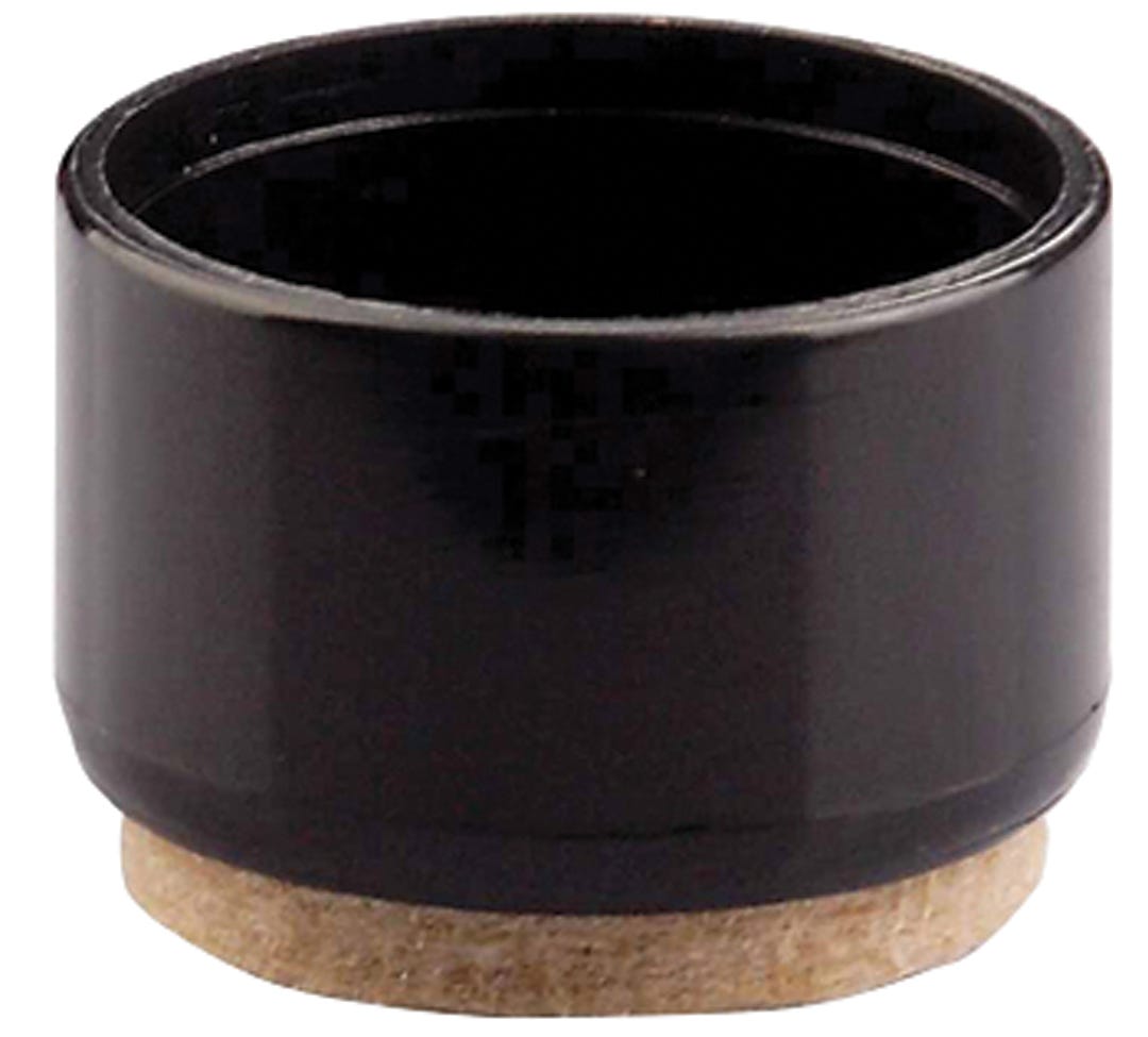 Round leg tip plastic/felt