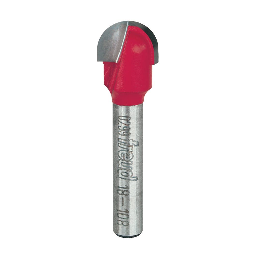 Round nose router bit