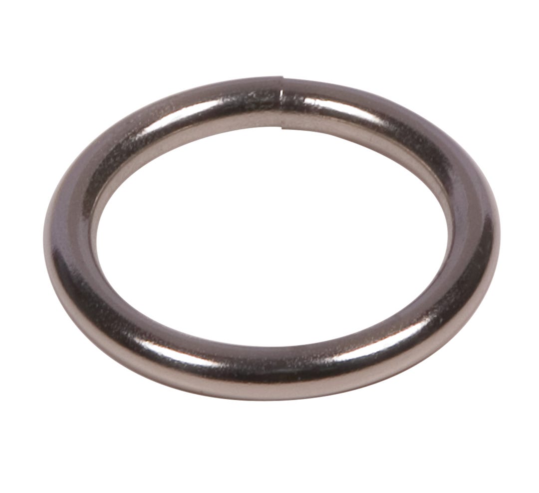 Round Ring, Nickel Plate, 1/4 in. X 1 1/2 in.