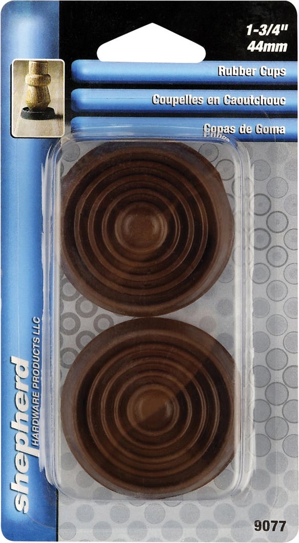 Round rubber furniture cup