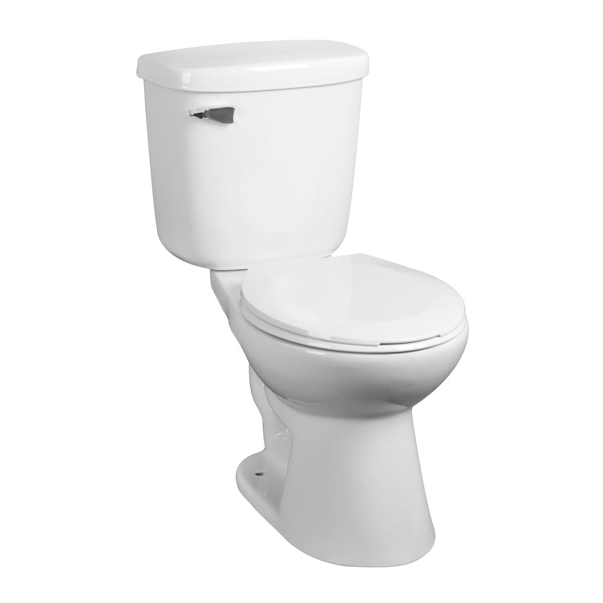 ALBANY Two-Piece Round Toilet, 10 in., 6L, White