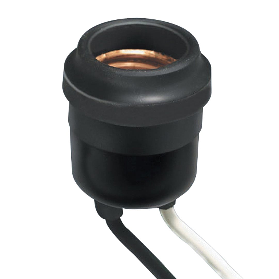 Rubber pigtail socket  - weatherproof - medium