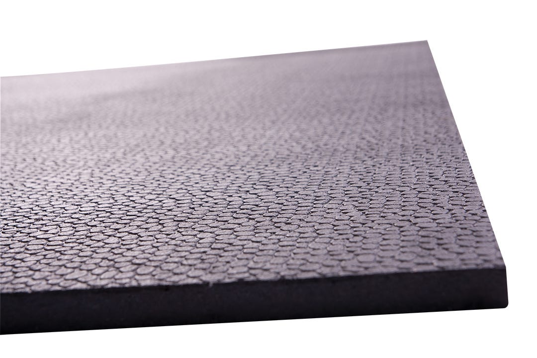 SECURE STEP Ruber Entry Mat, 36 in. x 48 in. x 1/2 in., Black