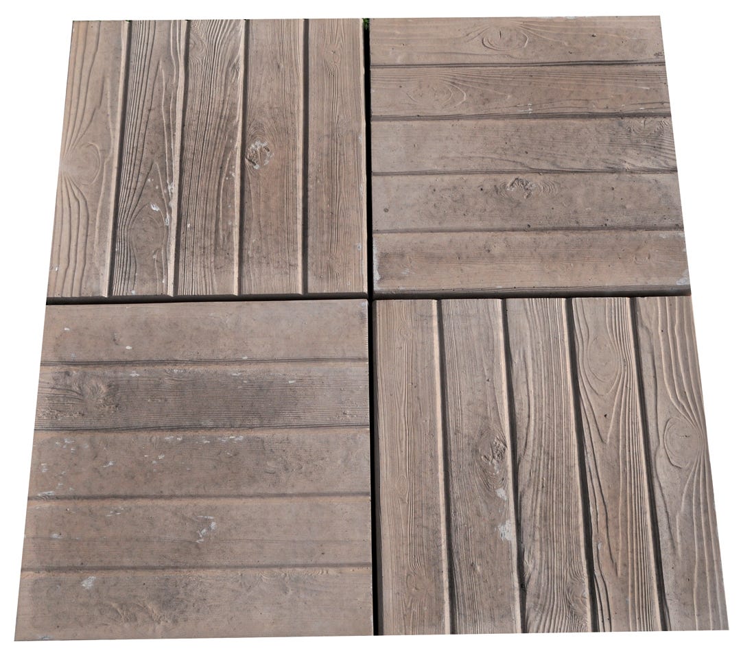 Patio Drummond Rustica Patio Slab, Concrete, Brown