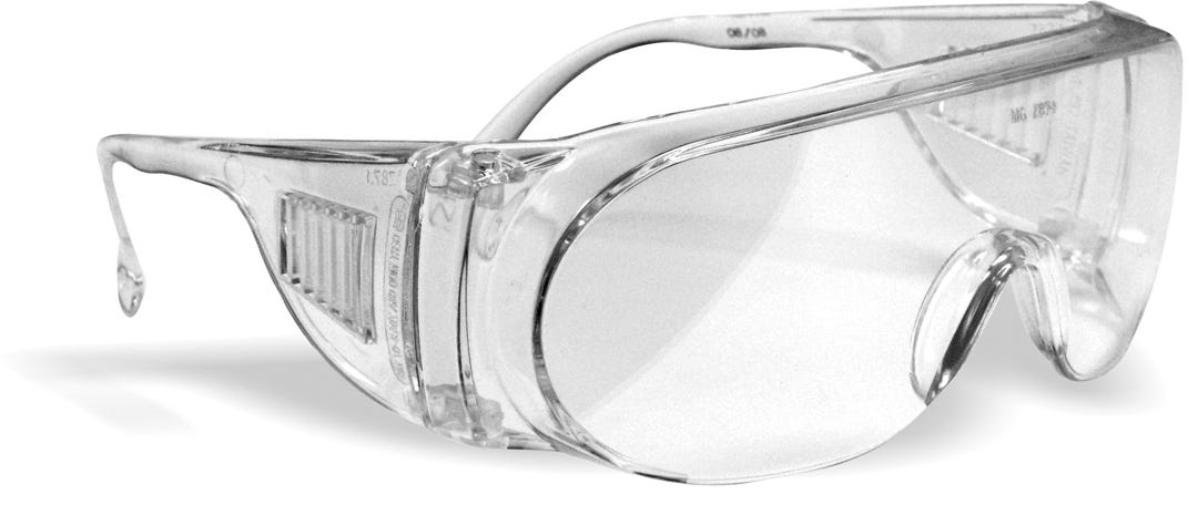 Safety glass - visitor spec over the glass