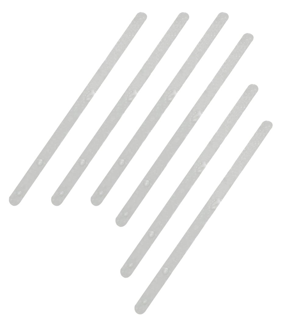 Safety Bathtub Tread Strips, Clear, 6/Pack