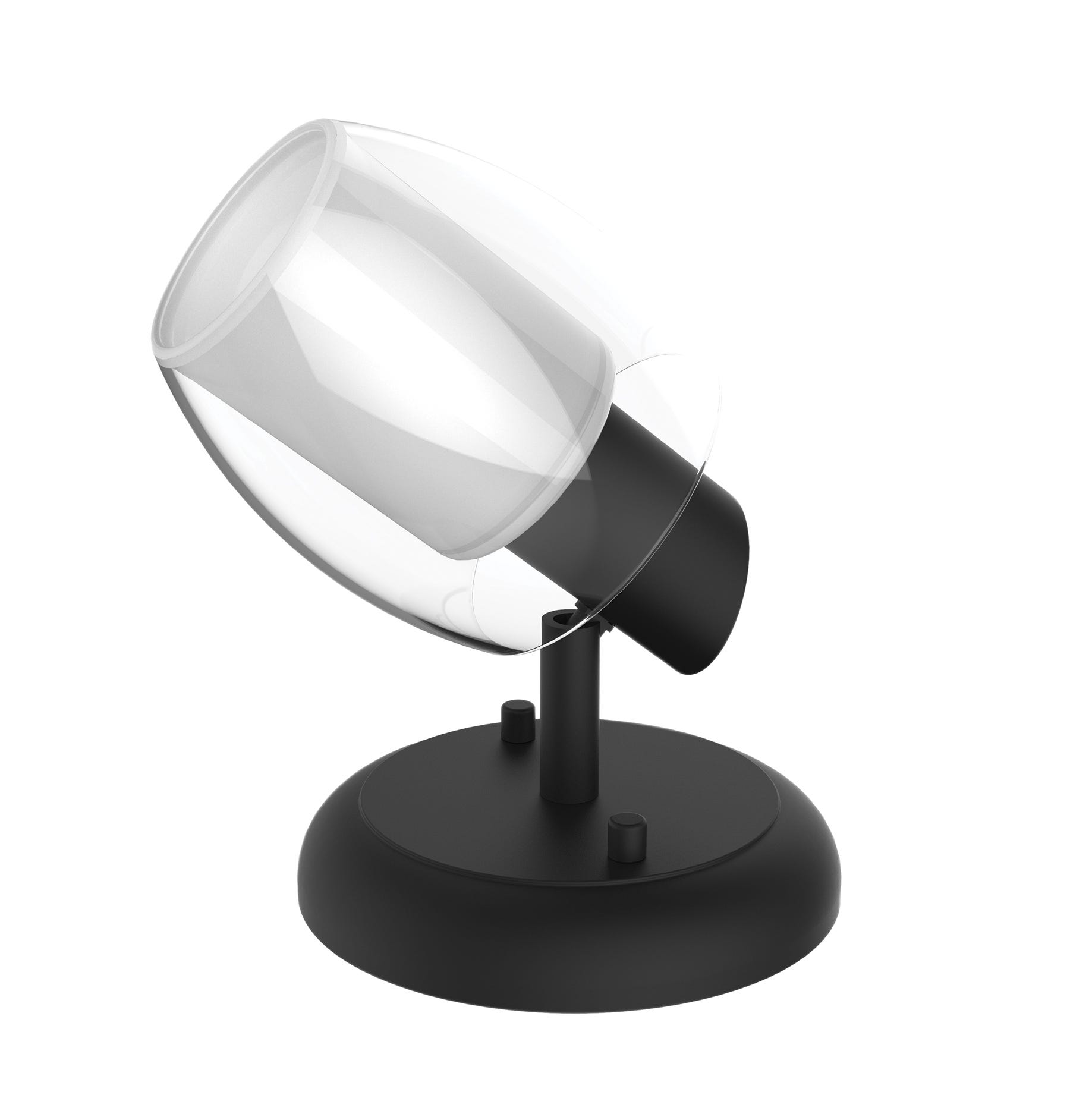 SALEM Flushmount 1 Head, Black
