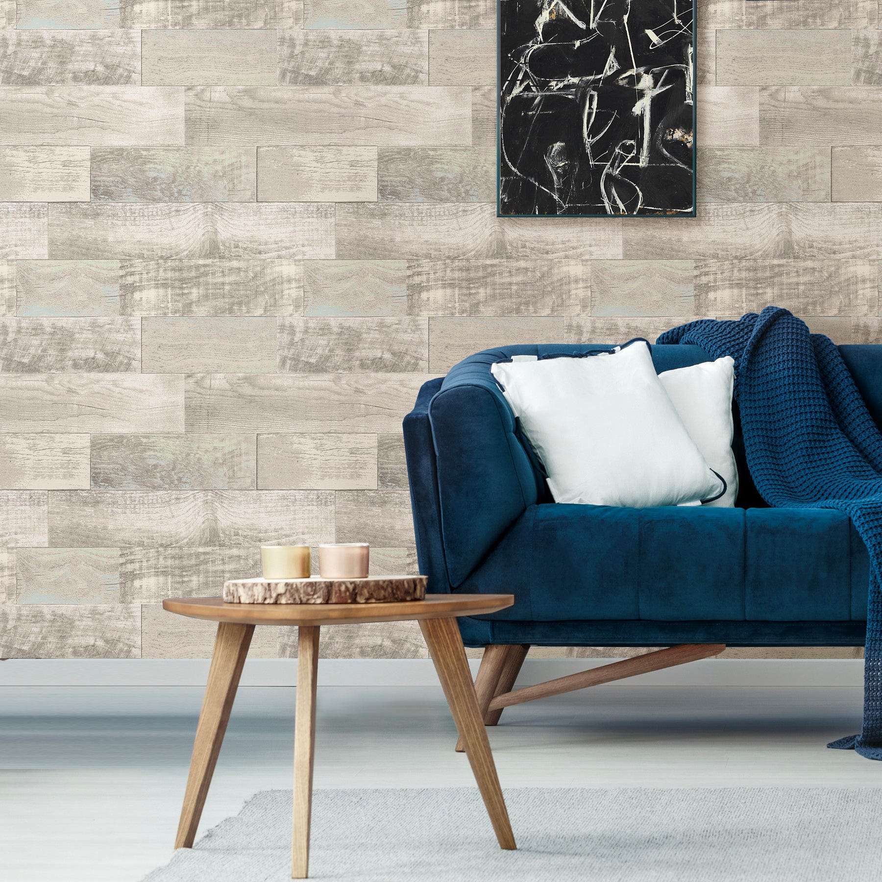 Salvaged Scott Living Peel & Stick Wallpaper, Multicolor