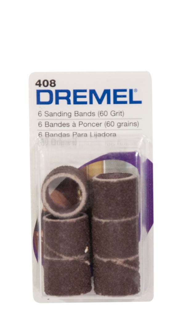 Dremel 408 Sanding Band, 60-grit, 6-pk