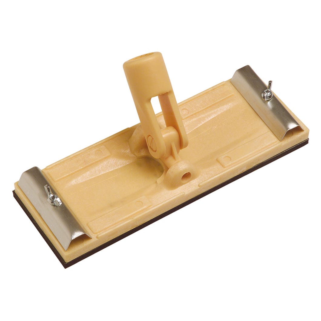 Sanding block for telescopic handle