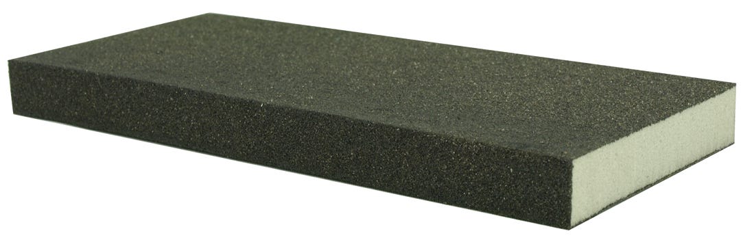 Sanding Sponge Rectangular, 4 Sided, Fine Grit